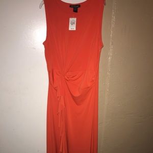 Size 14/16 orange evening dress